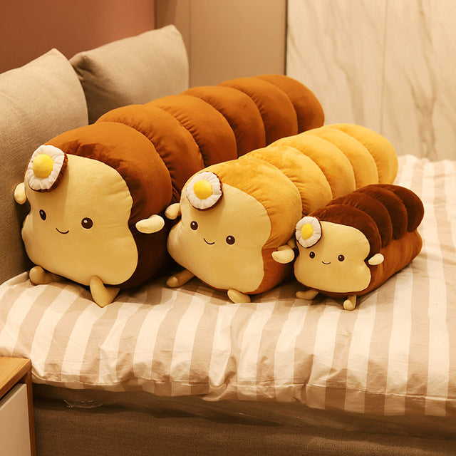 The 'Melancholy' Sliced Toast - Grumpy Bread Pillow