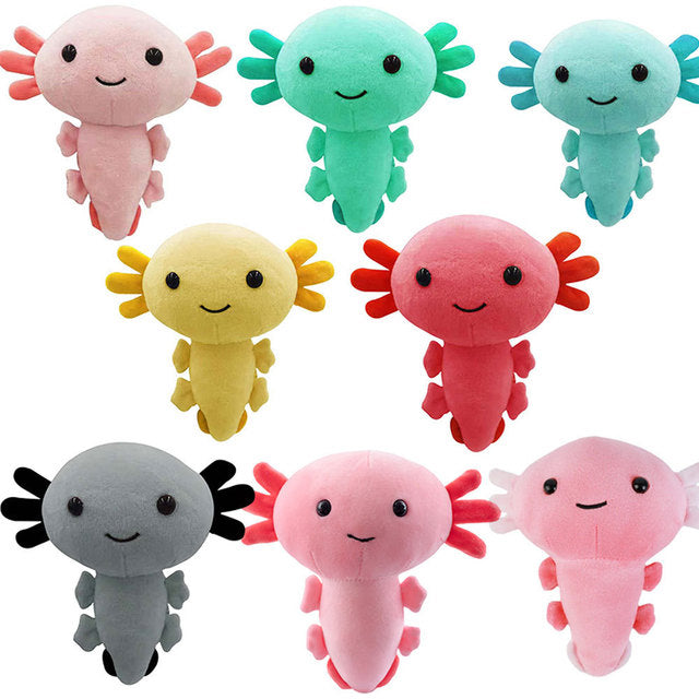 Grumpy Axolotl Plushie - The 'I'm Not Impressed' Buddy